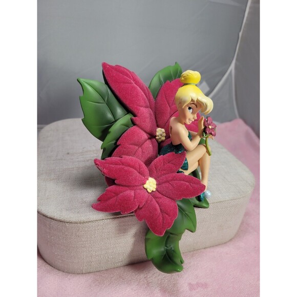 Disney Tinkerbell Holiday Christmas Stocking Hanger Holder Disney Parks Retired - Picture 2 of 8